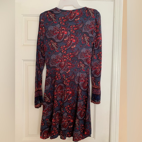American Eagle Outfitters Paisley High Low Mini Dress size SP - Picture 5 of 10